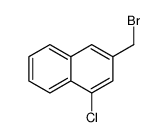 3-(Bromomethyl)-1-chloronaphthalene Structure
