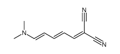 2-[5-(dimethylamino)penta-2,4-dienylidene]propanedinitrile结构式