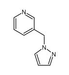 1-(3-pyridylmethyl)pyrazole结构式