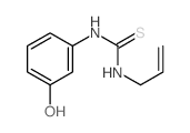 3-(3-hydroxyphenyl)-1-prop-2-enyl-thiourea Structure