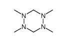 Hexahydro-1,2,4,5-tetramethyl-1,2,4,5-tetrazine结构式