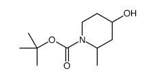 4-羟基-2-甲基哌啶-1-羧酸叔丁酯结构式