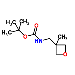 tert-Butyl [(3-methyloxetan-3-yl)methyl]carbamate structure