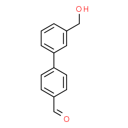 3'-(Hydroxymethyl)-biphenyl-4-carboxaldehyde结构式