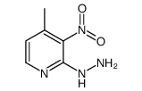 (4-methyl-3-nitropyridin-2-yl)hydrazine Structure