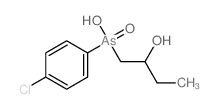 2-Butanol,1-[(p-chlorophenyl)hydroxyarsino]-, As-oxide (8CI)结构式