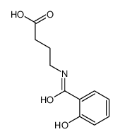 4-[(2-hydroxybenzoyl)amino]butanoic acid Structure