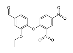 3-ethoxy-4-(2,4-dinitro-phenoxy)-benzaldehyde Structure