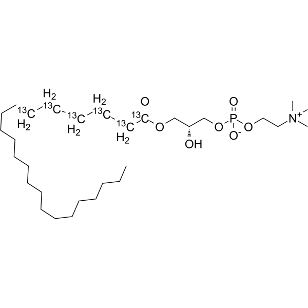 22:0 Lyso PC-13C6 Structure