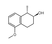 trans-5-methoxy-1-methyl-1,2,3,4-tetrahydro-2-naphthol Structure