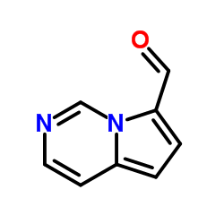 Pyrrolo[1,2-c]pyrimidine-7-carboxaldehyde(9CI) structure