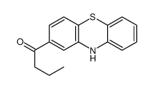 1-(10H-phenothiazin-2-yl)butan-1-one结构式