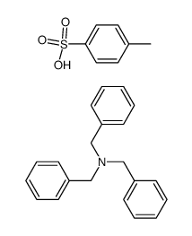 tribenzyl-amine, toluene-4-sulfonate结构式