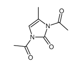 1,3-diacetyl-4-methylimidazol-2-one结构式