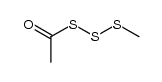acetyl-methyl-trisulfane Structure