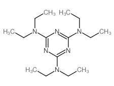 1,3,5-Triazine-2,4,6-triamine,N2,N2,N4,N4,N6,N6-hexaethyl- Structure
