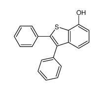 2,3-diphenyl-1-benzothiophen-7-ol结构式