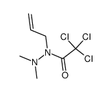 N-allyl-N',N'-dimethyl-trichloroacetohydrazide Structure