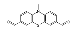 10-Methyl-10H-phenothiazine-3,7-dicarbaldehyde Structure