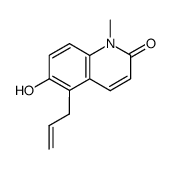 2(1H)-Quinolinone, 6-hydroxy-1-methyl-5-(2-propenyl)- (9CI) picture