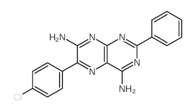 4,7-Pteridinediamine,6-(4-chlorophenyl)-2-phenyl- picture