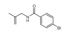 N-Methallyl-4-bromobenzamide结构式