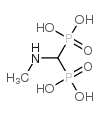 [(methylamino)methylene]bisphosphonic acid Structure
