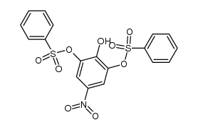 5-Nitropyrogallol-1,3-dibenzolsulfonat Structure