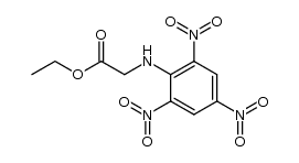 2,4,6-trinitro anilino acetic acid ethyl ester Structure