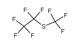 trifluoromethyl(pentafluoroethyl)sulfane结构式