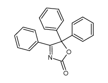 4,5,5-triphenyl-5H-oxazol-2-one结构式