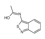 N-(2,1-benzothiazol-3-yl)acetamide结构式