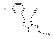 N'-(3-cyano-4-(3-hydroxyphenyl)-1H-pyrrol-2-yl)formamidine picture