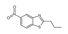 Benzothiazole, 5-nitro-2-propyl- (9CI)结构式