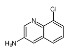 3-Quinolinamine,8-chloro-(9CI) structure