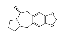 5,8,9,10,10a,11-hexahydro-[1,3]dioxolo[4',5':4,5]benzo[1,2-d]pyrrolo[1,2-a]azepin-6-one结构式