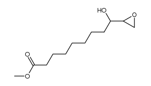 methyl 9-hydroxy-9-(oxiran-2-yl)nonanoate结构式