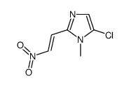 Imidazole, 5-chloro-1-methyl-2-(2-nitrovinyl)- Structure