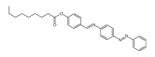 [4-[(4-phenyldiazenylphenyl)iminomethyl]phenyl] nonanoate结构式