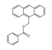 Benzoesaeure(anthr-9-ylmethylester) Structure