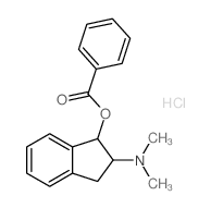 [(1R,2S)-2-dimethylamino-2,3-dihydro-1H-inden-1-yl] benzoate hydrochloride结构式