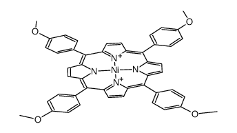 Nickel(II) tetramethoxyphenylporphyrin Structure