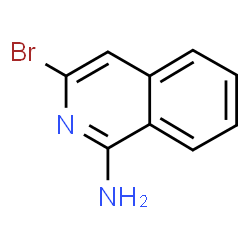 3-溴异喹啉-1-胺结构式