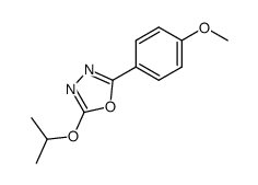 2-para-methoxyphenyl-5-isopropoxy-1,3,4-oxadiazole Structure