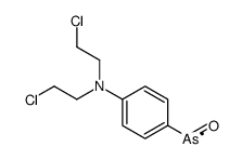 4-arsoroso-N,N-bis(2-chloroethyl)aniline结构式