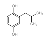 2-异丁基苯-1,4-二醇结构式