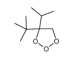 4-Isopropyl-4-(2-methyl-2-propanyl)-1,2,3-trioxolane Structure