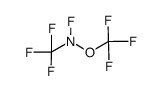 N-Fluor-N-trifluormethoxy-perfluormethylamin结构式