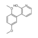 3-(2,5-dimethoxyphenyl)-1H-pyridin-2-one结构式