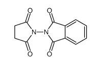 2-(2,5-dioxopyrrolidin-1-yl)isoindole-1,3-dione Structure
